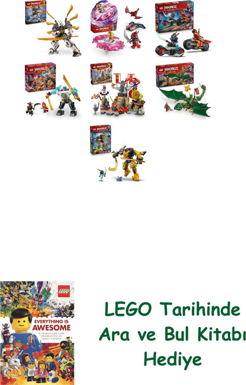 ® Ninjago Seti 595 (71821 + 71824 + 71838 + 71827 + 71818 + 71829 + 71839)
