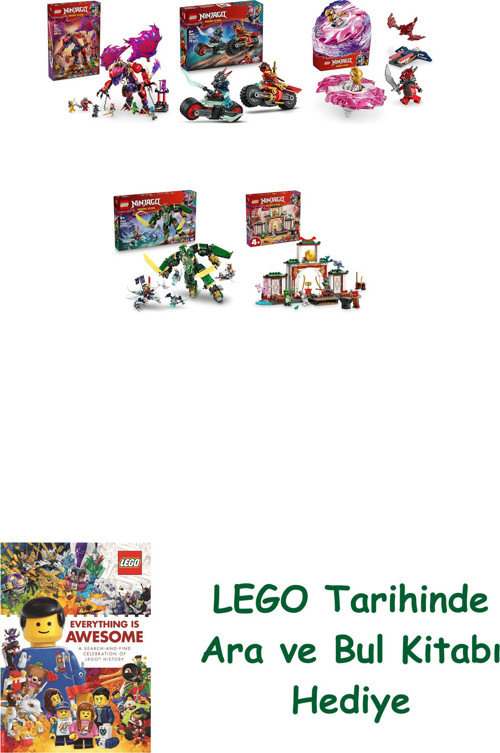 ® Ninjago Seti 329 (71832 + 71838 + 71824 + 71845 + 71831)