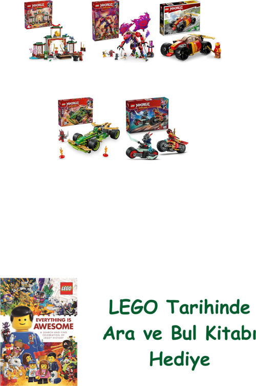 ® Ninjago Seti 395 (71831 + 71832 + 71780 + 71828 + 71838)
