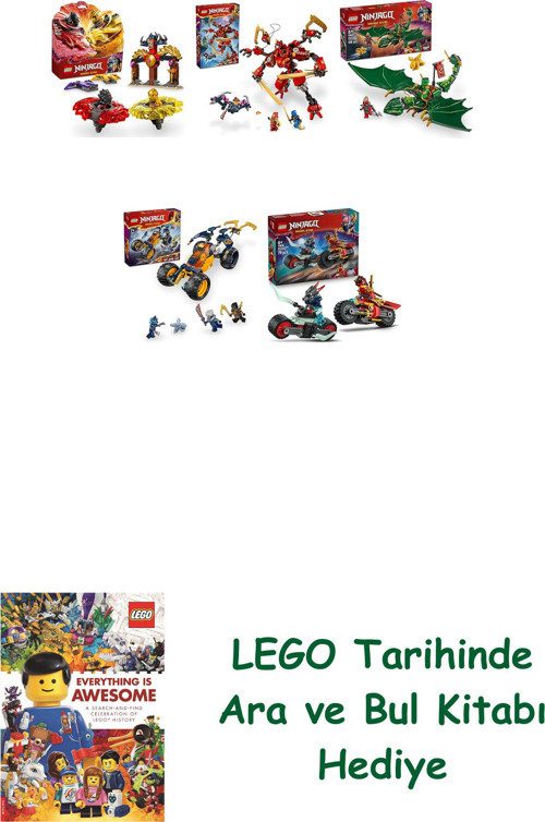 ® Ninjago Seti 333 (71826 + 71812 + 71829 + 71811 + 71838)