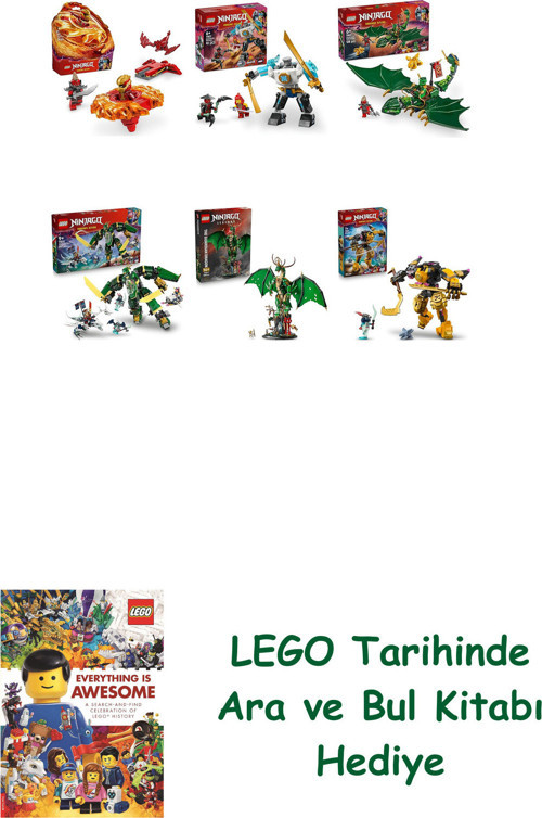 ® Ninjago Seti 423 (71823 + 71827 + 71829 + 71845 + 71847 + 71839)