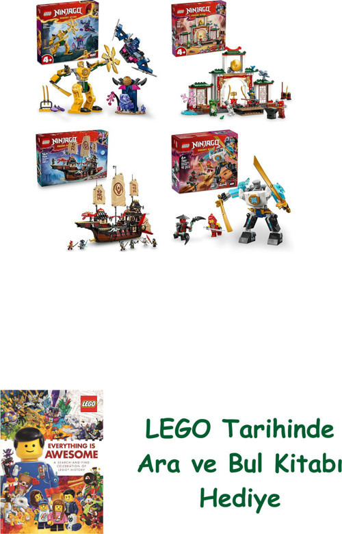 ® Ninjago Seti 272 (71804 + 71831 + 71848 + 71827)