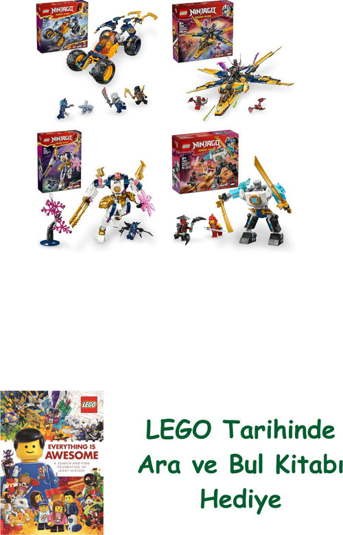 ® Ninjago Seti 273 (71811 + 71833 + 71807 + 71827)