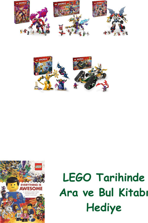 ® Ninjago Seti 332 (71832 + 71836 + 71834 + 71804 + 71820)