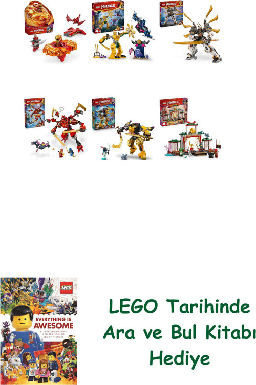 ® Ninjago Seti 455 (71823 + 71804 + 71821 + 71812 + 71839 + 71831)