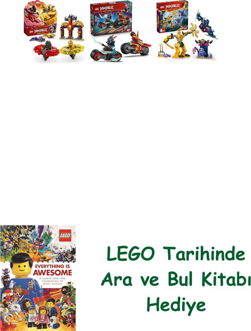 ® Ninjago Seti 106 (71826 + 71838 + 71804)