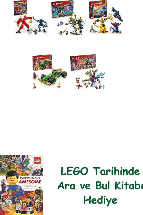 ® Ninjago Seti 344 (71808 + 71843 + 71804 + 71828 + 71836)