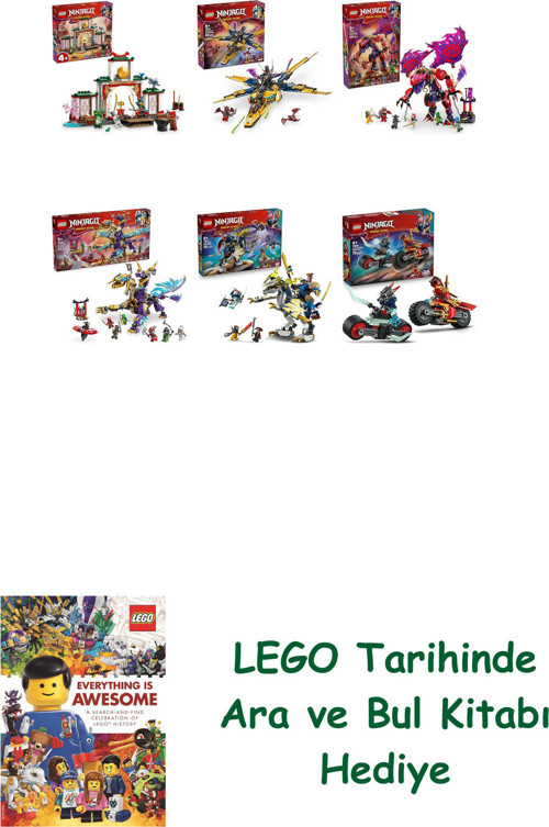® Ninjago Seti 432 (71831 + 71833 + 71832 + 71836 + 71843 + 71838)