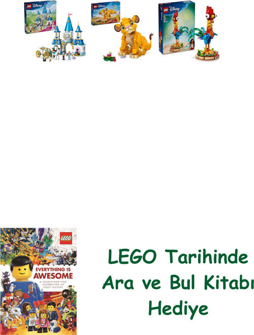 ® Disney Seti 173 (43275 + 43243 + 43272) + Ara Ve Bul Kitabı Hediye