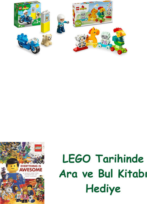 ® Duplo Seti 30 (10967 + 10412) + Ara Ve Bul Kitabı Hediye