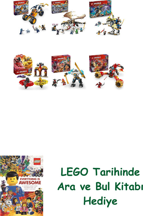® Ninjago Seti 486 (71811 + 71809 + 71843 + 71826 + 71827 + 71830)