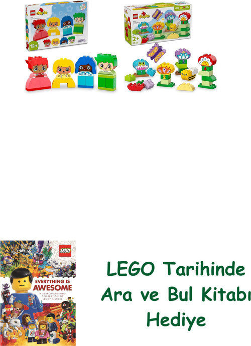 ® Duplo Seti 35 (10415 + 10444) + Ara Ve Bul Kitabı Hediye