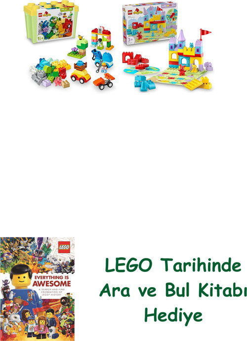 ® Duplo Seti 48 (10439 + 10450) + Ara Ve Bul Kitabı Hediye