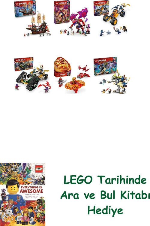 ® Ninjago Seti 425 (71848 + 71832 + 71811 + 71820 + 71823 + 71843)