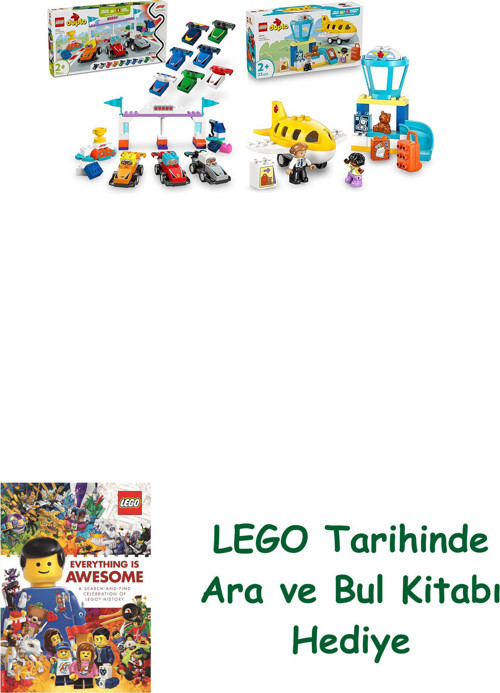® Duplo Seti 94 (10445 + 10443) + Ara Ve Bul Kitabı Hediye