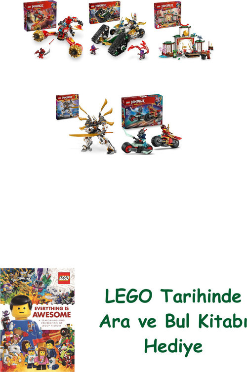 ® Ninjago Seti 310 (71830 + 71820 + 71831 + 71821 + 71838)