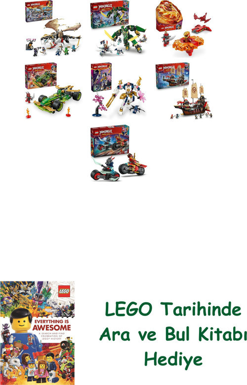 ® Ninjago Seti 588 (71809 + 71845 + 71823 + 71828 + 71807 + 71848 + 71838)