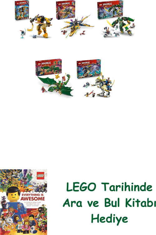 ® Ninjago Seti 377 (71839 + 71833 + 71845 + 71829 + 71843)