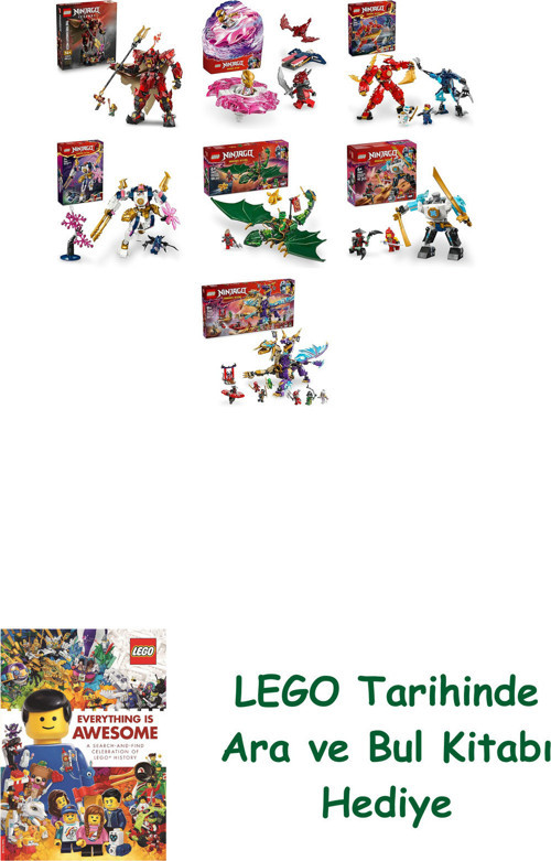 ® Ninjago Seti 525 (71846 + 71824 + 71808 + 71807 + 71829 + 71827 + 71836)