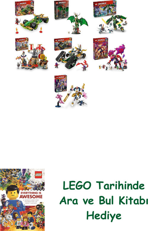 ® Ninjago Seti 526 (71828 + 71847 + 71845 + 71818 + 71820 + 71832 + 71807)