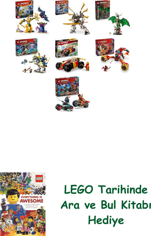 ® Ninjago Seti 563 (71804 + 71821 + 71847 + 71843 + 71780 + 71830 + 71838)