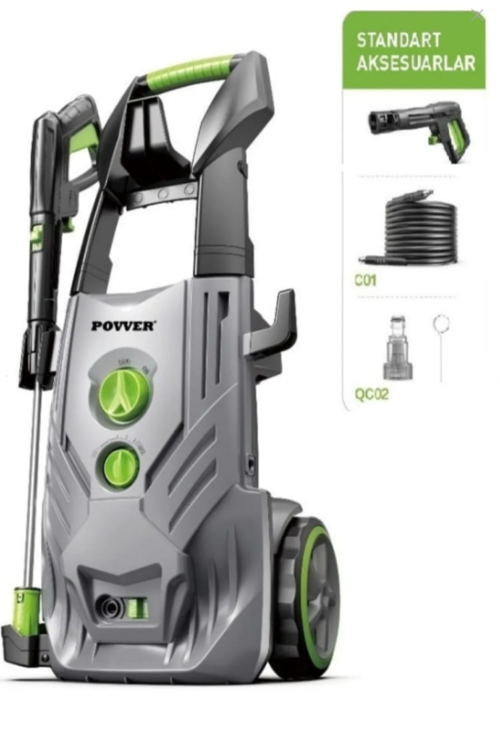 POWER Profesyonel Yüksek Basınçlı Yıkama Makinası (2200 W-170 BAR)