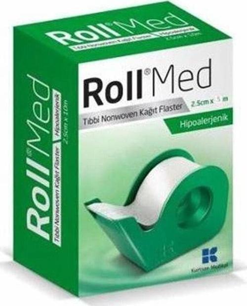 Rollmed 2.5 x 5 Kağıt Flaster 10 Paket