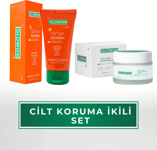 Kolajenli Nemlendirici Krem & Spf 50 Güneş Kremi 2’li Avantajlı Set
