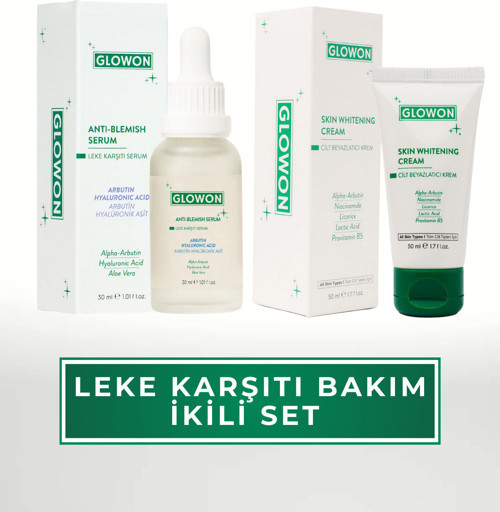 Leke Karşıtı Bakım Seti Arbutinli Serum & Nemlendirici Krem 2’li Avantajlı Set