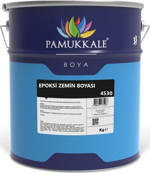 4530 Solventli Epoksi Zemin Boyası 21 Kg Ral 9007 Alüminyum Gri