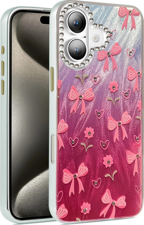 İphone 16 Kılıf Blade Aynalı Desenli Kapak - Desen 3