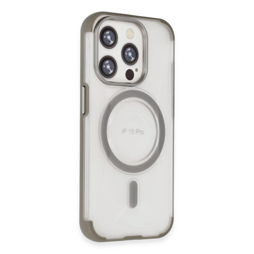 Joko İphone 15 Pro Max Hilton Magsafe Kapak - Titan Gri