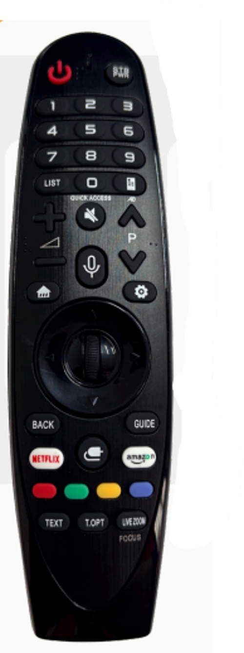 Luxury, A Kalite LG MR18 Ses Komutlu TV Kumandası