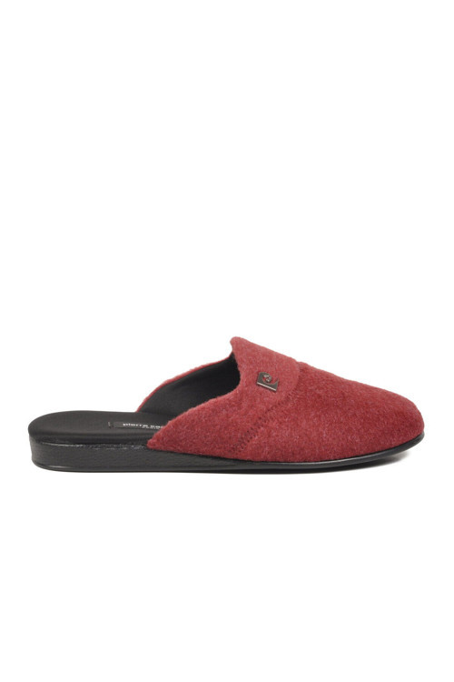 Bordo Tekstil Hafif Önü Kapalı Erkek Ev Terliği PC-55368 M