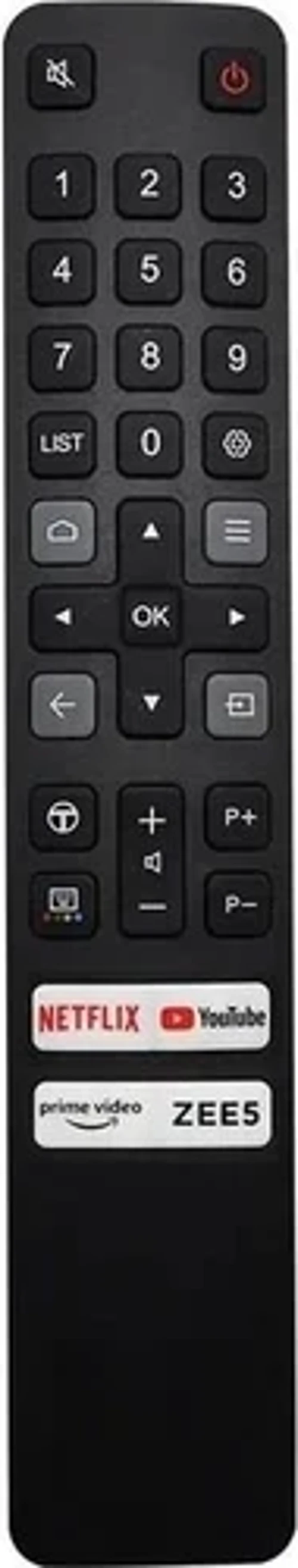 65C855 İle Uyumlu Smart Tv Kumanda-Mikrofonsuz