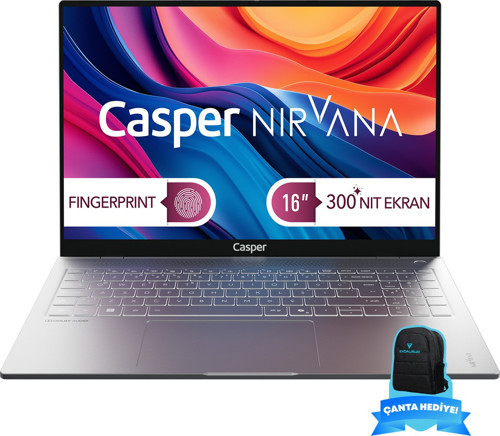 Nirvana Taşınabilir Bilgisayar S100 300NIT İ7-13620H 16GB Ddr5 Ram 480GB SSD Windows 11 Home Taşınabilir Bilgisayar S100