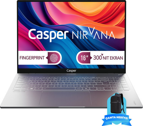 Nirvana Taşınabilir Bilgisayar S100 300NIT İ7-13620H 16GB Ddr5 Ram 500GB SSD Freedos Taşınabilir Bilgisayar S100.1362-BV
