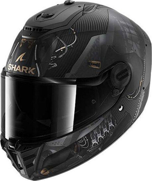 0333 SHARK SPARTAN RS CARBON XBOT KAPALI KASK MAT