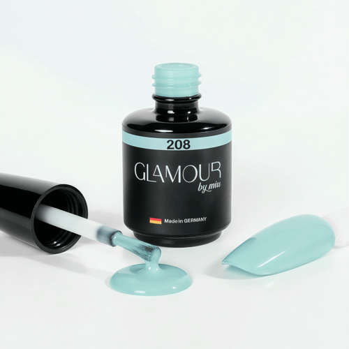 208 Açık Mavi Kalıcı Oje 15 ml – HEMA Free – TPO Free – 12 Free – UV/LED