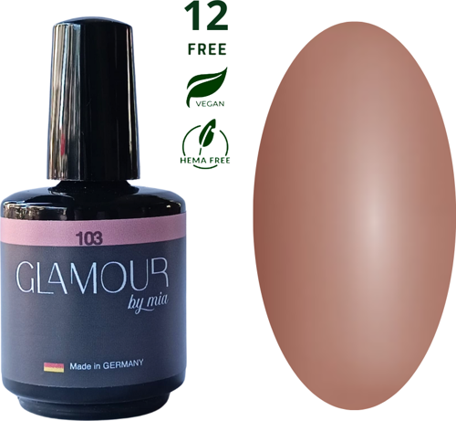 103 Sütlü Kahve Nude. Kalıcı Oje 15 ml – HEMA Free – TPO Free – 12 Free – UV/LED
