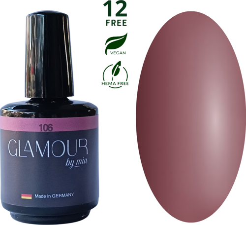 106 Gül Kurusu Kalıcı Oje 15 ml – HEMA Free – TPO Free – 12 Free – UV/LED