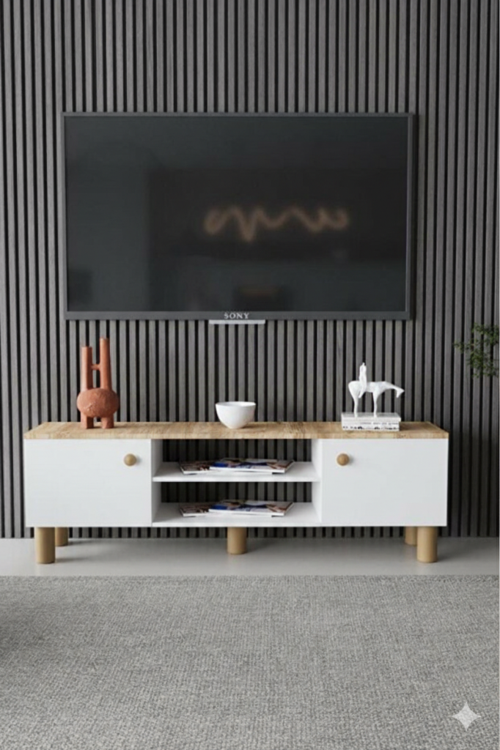 Bohem Tv Ünitesi,2 Kapaklı Tv Sehpası