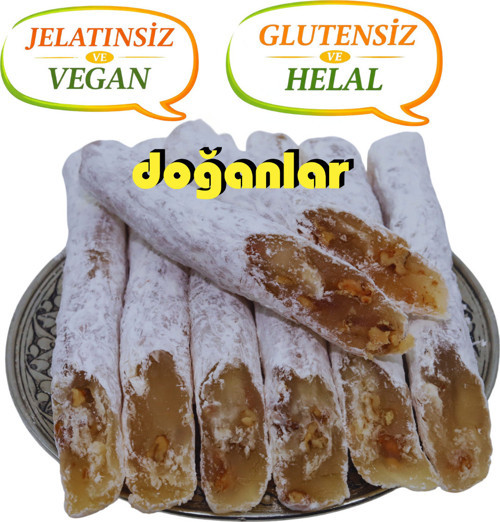 CEVİZLİ BANDIRMA 500 GR. JELATİNSİZ -DOĞAL-HELAL-VEGAN -GLUTENSİZ