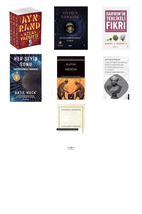 Alfa Yayıncılık Atlas Vazgeçti (3 Kitaplık Set)... +6 Bilim Kitabı