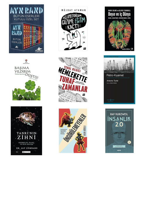 Alfa Yayıncılık Ayn Rand Bütün Eserleri Kutulu Özel Set (13 Kitap)... +8 Bilim Kitabı