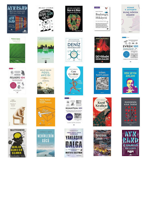 Alfa Yayıncılık Ayn Rand Bütün Eserleri Kutulu Özel Set (13 Kitap)... +24 Bilim Kitabı