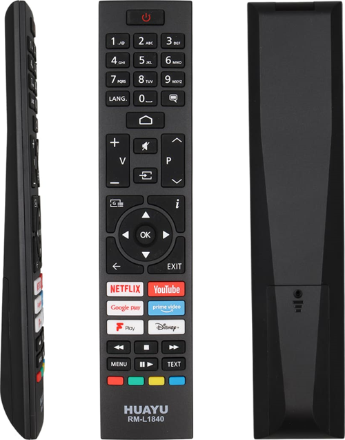 RM-L1840 Vestel Netflix Youtube Prime Video Google Play Disney+ Tuşlu LCD Led TV Kumanda