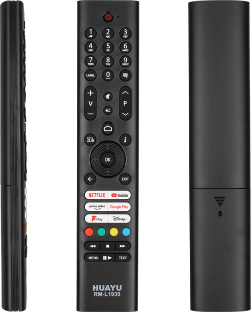 RM-L1930 Vestel Netflix Youtube Prime Video Google Play Disney+ Tuşlu LCD Led TV Kumanda