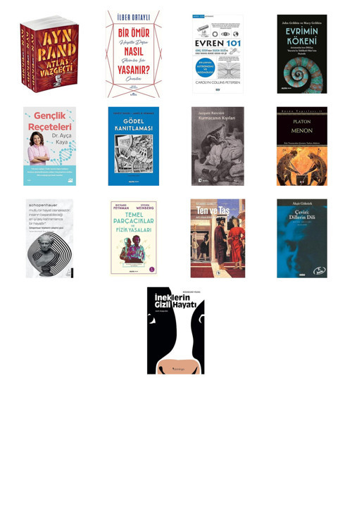 Alfa Yayıncılık Atlas Vazgeçti (3 Kitaplık Set)... +12 Bilim Kitabı