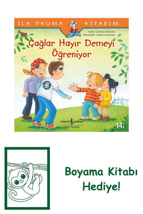 İş Bankası Kültür Yayınları Çağlar Hayır Demeyi Öğreniyor + Yapışkanlı Not Kağıdı